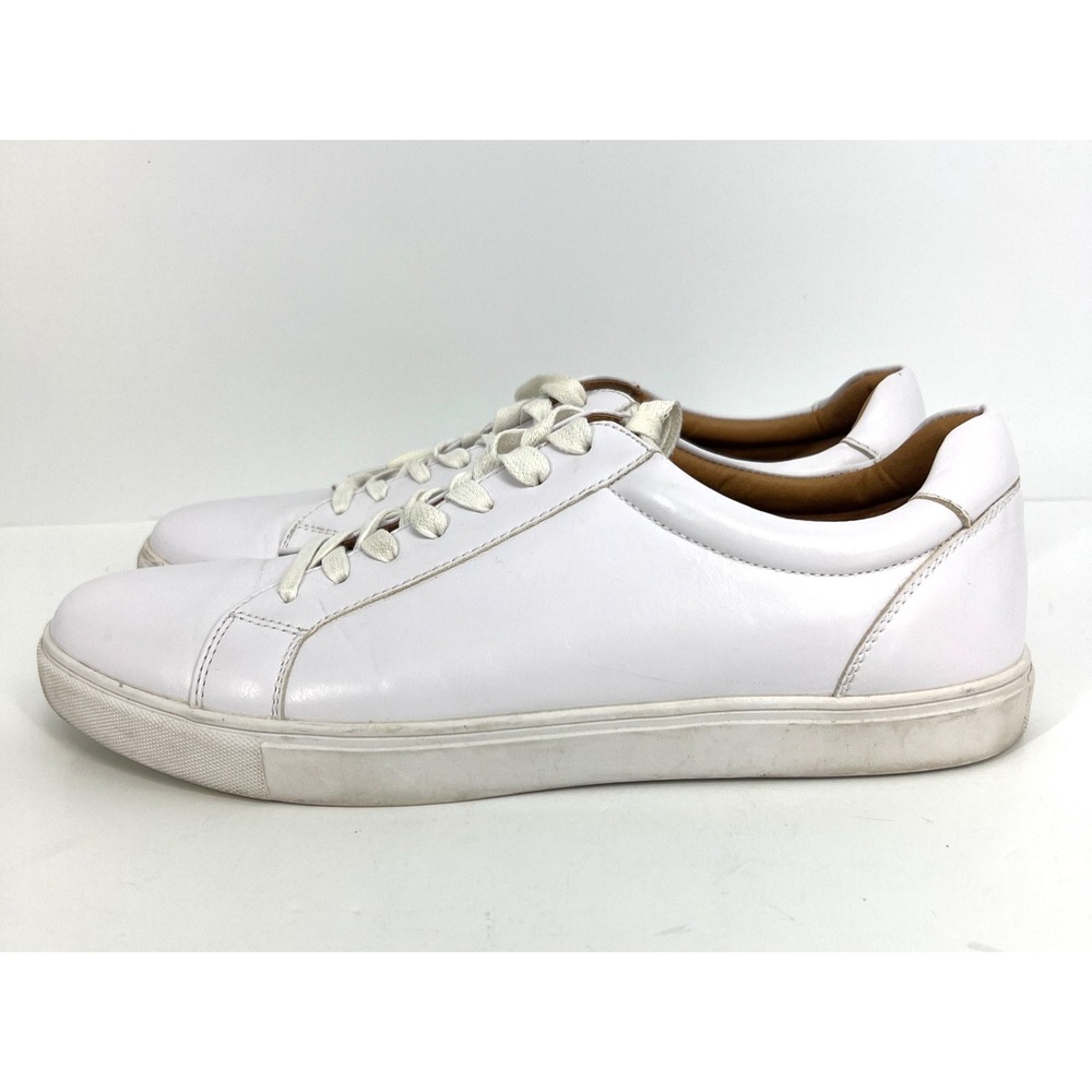 Jaxson‎ JXSN Skate Sneakers Shoes Mens Size US 13 Leather White S-1811 Low Top